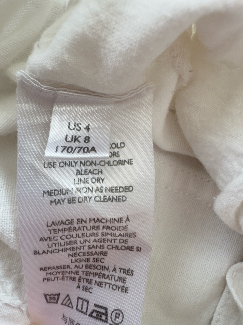 Urban Outfitters White Cotton & line Blend - Picture 11 of 11